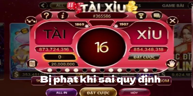 Hậu quả khi làm sai quy định game